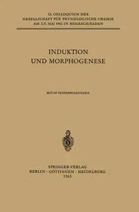 Lehmann / Brachet / Linzen |  Induktion und Morphogenese | eBook | Sack Fachmedien