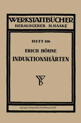 Höhne |  Induktionshärten | eBook | Sack Fachmedien