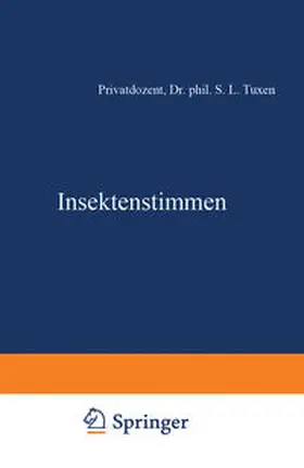 Tuxen |  Insektenstimmen | Buch |  Sack Fachmedien