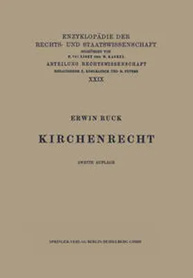 Ruck |  Kirchenrecht | eBook | Sack Fachmedien