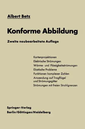 Betz | Konforme Abbildung | Buch | 978-3-642-87218-1 | www.sack.de