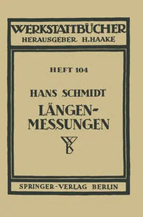 Schmidt |  Längenmessungen | eBook | Sack Fachmedien