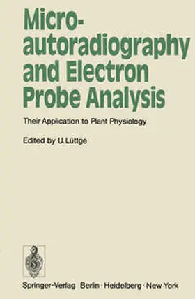 Lüttge |  Microautoradiography and Electron Probe Analysis | eBook | Sack Fachmedien