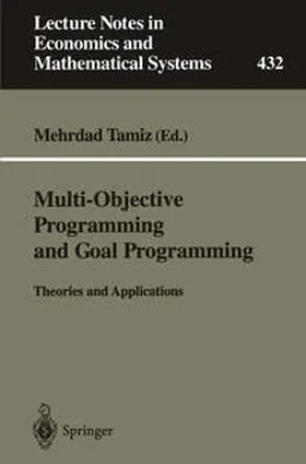 Tamiz |  Multi-Objective Programming and Goal Programming | eBook | Sack Fachmedien