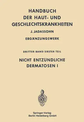 Gottron |  Nicht entzündliche Dermatosen I | eBook | Sack Fachmedien