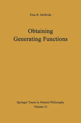 McBride |  Obtaining Generating Functions | Buch |  Sack Fachmedien