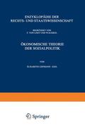 Liefmann-Keil |  Ökonomische Theorie der Sozialpolitik | Buch |  Sack Fachmedien