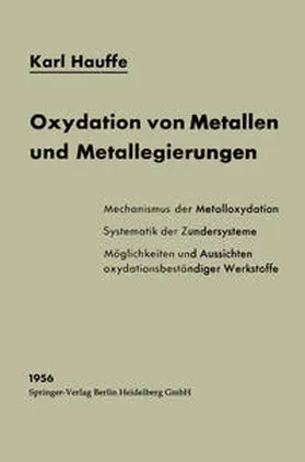 Hauffe |  Oxydation von Metallen und Metallegierungen | eBook | Sack Fachmedien