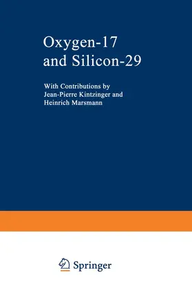  Oxygen-17 and Silicon-29 | Buch |  Sack Fachmedien