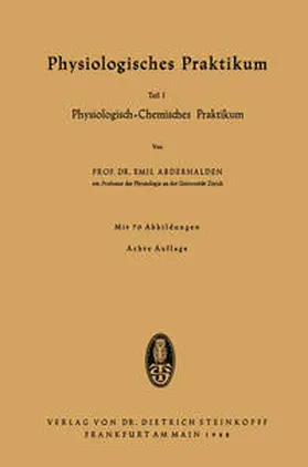 Abderhalden |  Physiologisches Praktikum | eBook | Sack Fachmedien