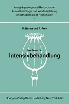 Horatz / Frey |  Probleme der Intensivbehandlung | eBook | Sack Fachmedien
