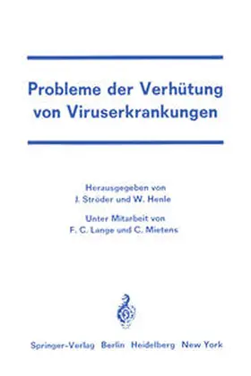 Ströder / Henle | Probleme der Verhütung von Viruserkrankungen | E-Book | www.sack.de