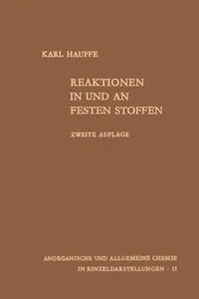 Hauffe |  Reaktionen in und an festen Stoffen | eBook | Sack Fachmedien