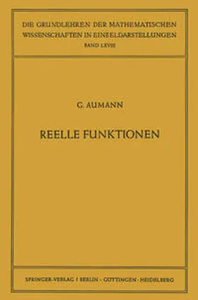 Aumann |  Reelle Funktionen | eBook | Sack Fachmedien