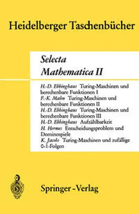 Ebbinghaus / Mahn / Hermes |  Selecta Mathematica II | eBook | Sack Fachmedien