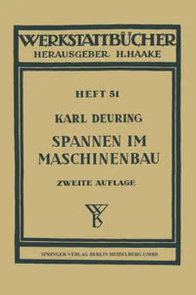Deuring | Spannen im Maschinenbau | E-Book | www.sack.de