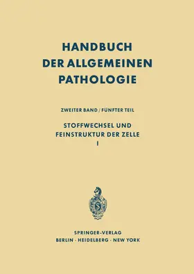 Büchner / Mölbert / Oehlert |  Stoffwechsel und Feinstruktur der Zelle I | Buch |  Sack Fachmedien