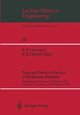 Herrmann / Olesiak |  Thermal Effects in Fracture of Multiphase Materials | eBook | Sack Fachmedien