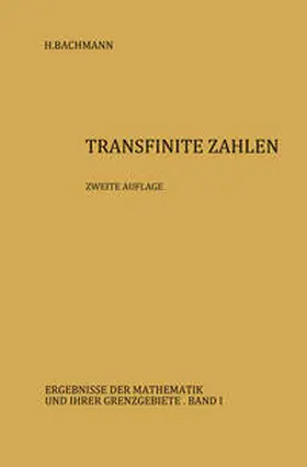 Bachmann |  Transfinite Zahlen | eBook | Sack Fachmedien