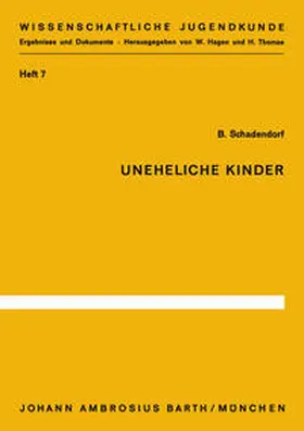 Schadendorf | Uneheliche Kinder | E-Book | www.sack.de