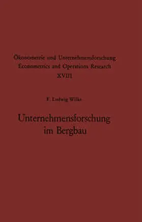 Wilke |  Unternehmensforschung im Bergbau | eBook | Sack Fachmedien