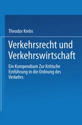Krebs |  Verkehrsrecht und Verkehrswirtschaft | eBook | Sack Fachmedien