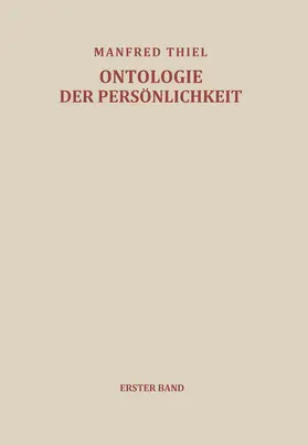 Thiel |  Versuch einer Ontologie der Persönlichkeit | Buch |  Sack Fachmedien