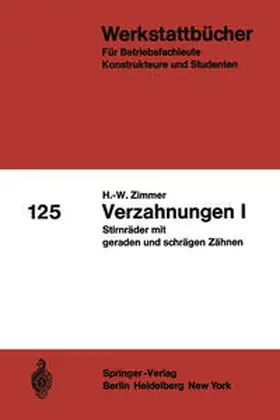 Zimmer |  Verzahnungen I | eBook | Sack Fachmedien