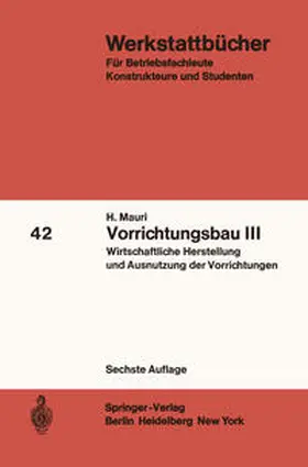 Mauri |  Vorrichtungsbau III | eBook | Sack Fachmedien