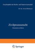 Blomeyer |  Zivilprozessrecht | Buch |  Sack Fachmedien