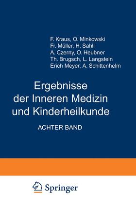 Langstein / Brugsch / Meyer | Ergebnisse der Inneren Medizin und Kinderheilkunde | Buch | 978-3-642-88774-1 | sack.de