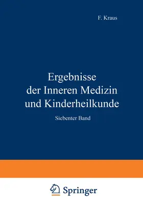 Langstein / Meyer / Schittenhelm |  Ergebnisse der Inneren Medizin und Kinderheilkunde | Buch |  Sack Fachmedien