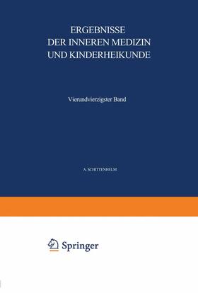 Langstein / Schittenhelm / Kraus | Ergebnisse der Inneren Medizin und Kinderheilkunde | Buch | 978-3-642-88788-8 | sack.de