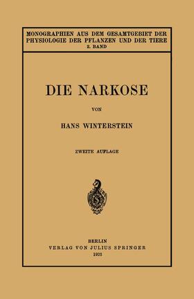 Winterstein / Parnas / Czapek | Die Narkose | Buch | 978-3-642-88803-8 | sack.de