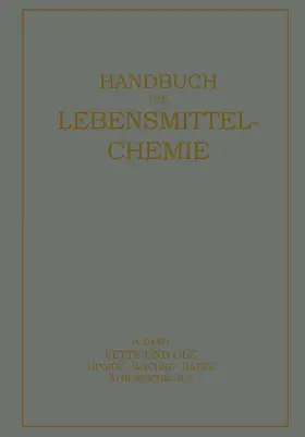 Bames / Bömer / Grau |  Fette und Öle | Buch |  Sack Fachmedien