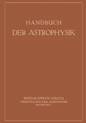 Grotrian / Laporte / Milne |  Handbuch der Astrophysik | Buch |  Sack Fachmedien