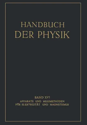 Alberti / Michel / Angenheister |  Apparate und Messmethoden für Elektrizität und Magnetismus | Buch |  Sack Fachmedien