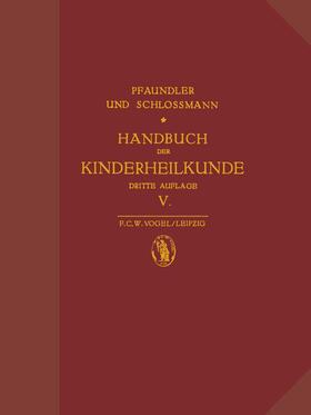 Nadoleczny / Schlossmann / Pfaundler |  Die Sprach- und Stimmstörungen im Kindesalter | Buch |  Sack Fachmedien
