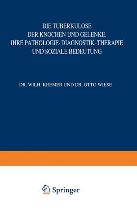 Kremer / Ulrici / Brauer | Die Tuberkulose der Knochen und Gelenke | Buch | 978-3-642-88942-4 | sack.de