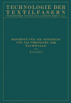 Glafey / Herzog |  Baumwollspinnerei | Buch |  Sack Fachmedien
