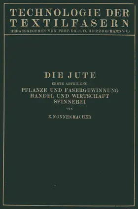 Nonnenmacher / Herzog | Die Jute | Buch | 978-3-642-89043-7 | www.sack.de