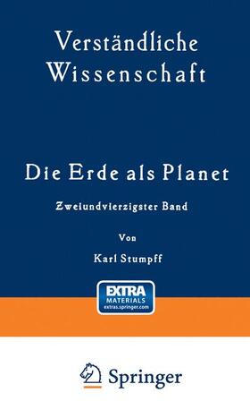 Stumpff / Loewen | Die Erde als Planet | Buch | 978-3-642-89079-6 | sack.de