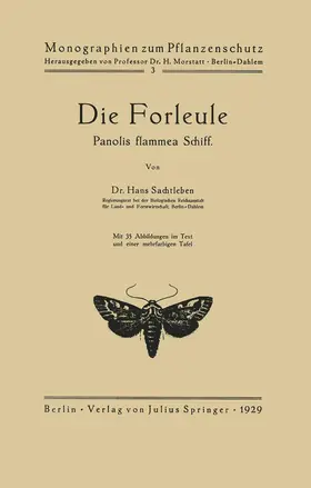Sachtleben / Morstatt |  Die Forleule | Buch |  Sack Fachmedien