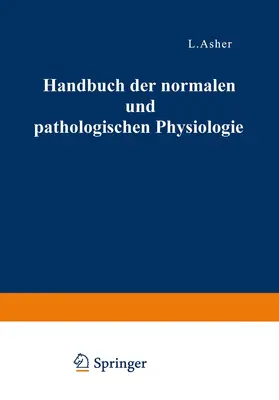 Bethe / Bergmann / Embden |  Correlationen des Zirkulationssystems Mineralstoffwechsel · Regulation des Organischen Stoffwechsels · Die Correlativen Funktionen des Autonomen Nervensystems II | Buch |  Sack Fachmedien