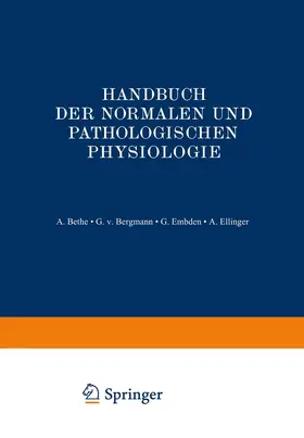 Bethe / Bergmann / Embden |  Blut und Lymphe | Buch |  Sack Fachmedien