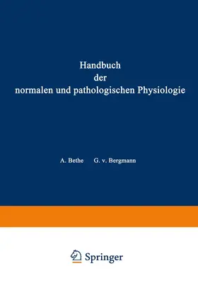 Bethe / Bergmann / Embden |  Blut und Lymphe | Buch |  Sack Fachmedien