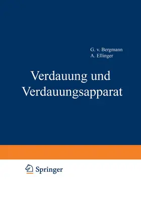 Bethe / Ellinger / Bergmann |  Handbuch der normalen und pathologischen Physiologie | Buch |  Sack Fachmedien