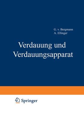 Bethe / Ellinger / Bergmann | Handbuch der normalen und pathologischen Physiologie | Buch | 978-3-642-89181-6 | sack.de