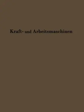 Hoffmann |  Kraftmaschinen und Arbeitsmaschinen | Buch |  Sack Fachmedien