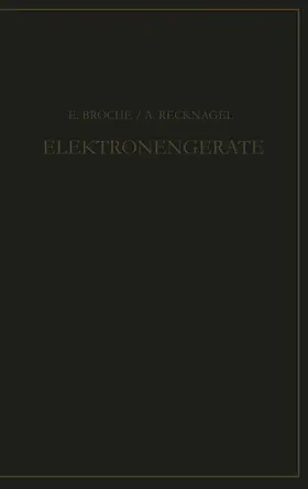 Brüche / Recknagel | Elektronengeräte | Buch | 978-3-642-89423-7 | www.sack.de
